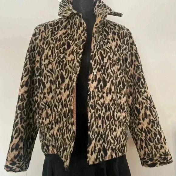 Anthropologie The Korner Amoura Leopard Coat - Picture 3 of 8